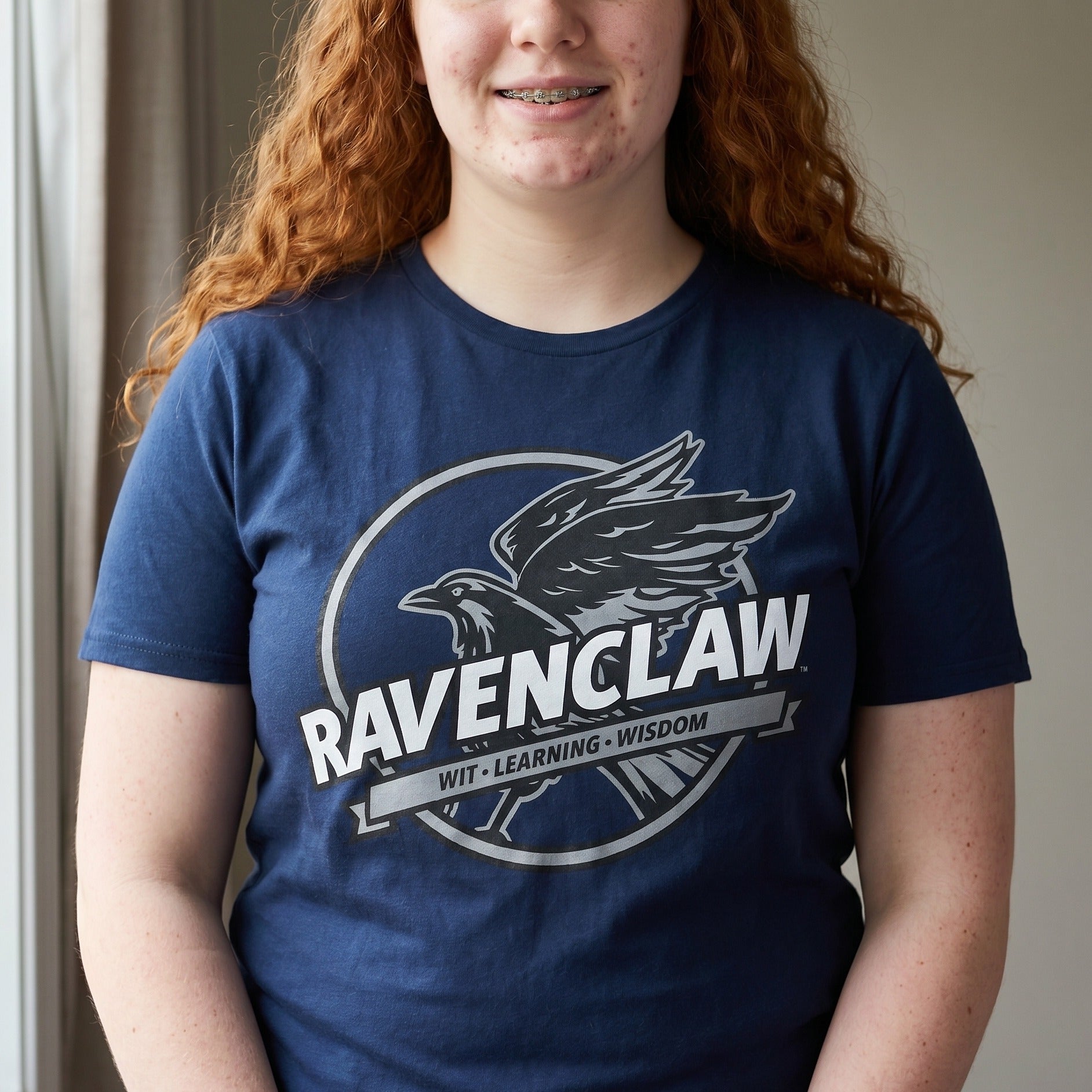 Produktbild Ravenclaw House Values T-shirt blå - Harry Potter