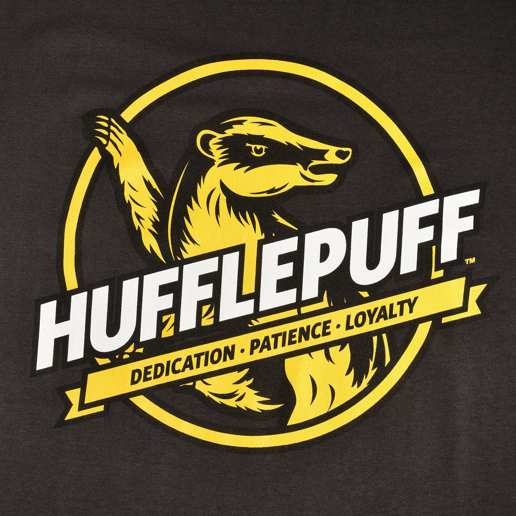 Produktbild Hufflepuff House Values T-shirt grå - Harry Potter