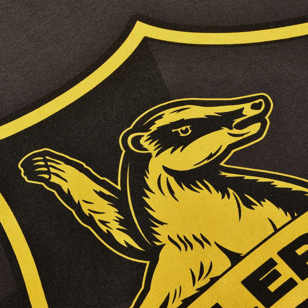 Produktbild Hufflepuff Logo T-shirt grå - Harry Potter