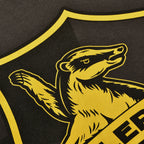 Produktbild Hufflepuff Logo T-shirt grå - Harry Potter