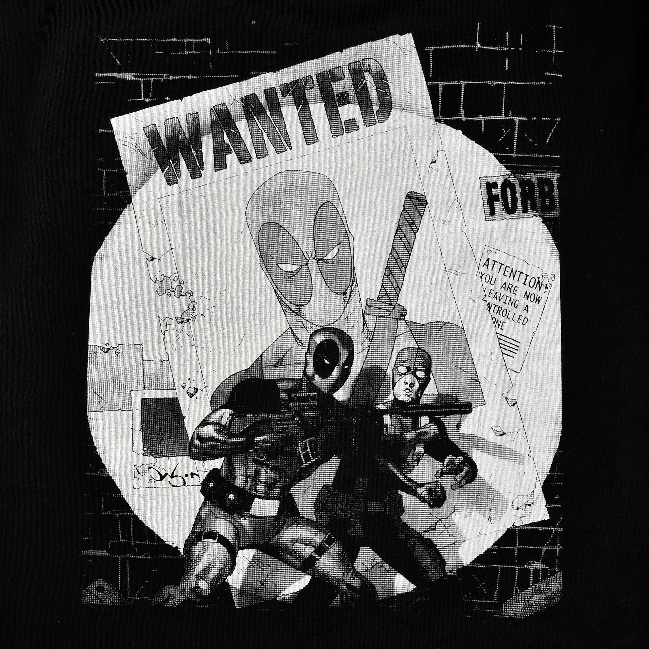 Product image Deadpool - Wanted T-Shirt Black