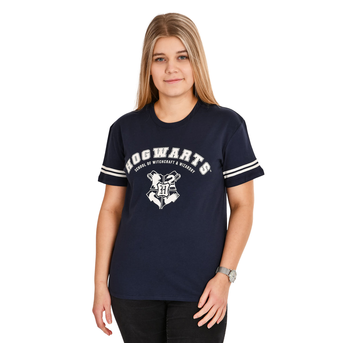 Produktbild Hogwarts School T-shirt blå - Harry Potter