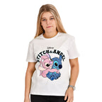 Produktbild Lilo & Stitch - Angel & Stitch T-shirt dam vit