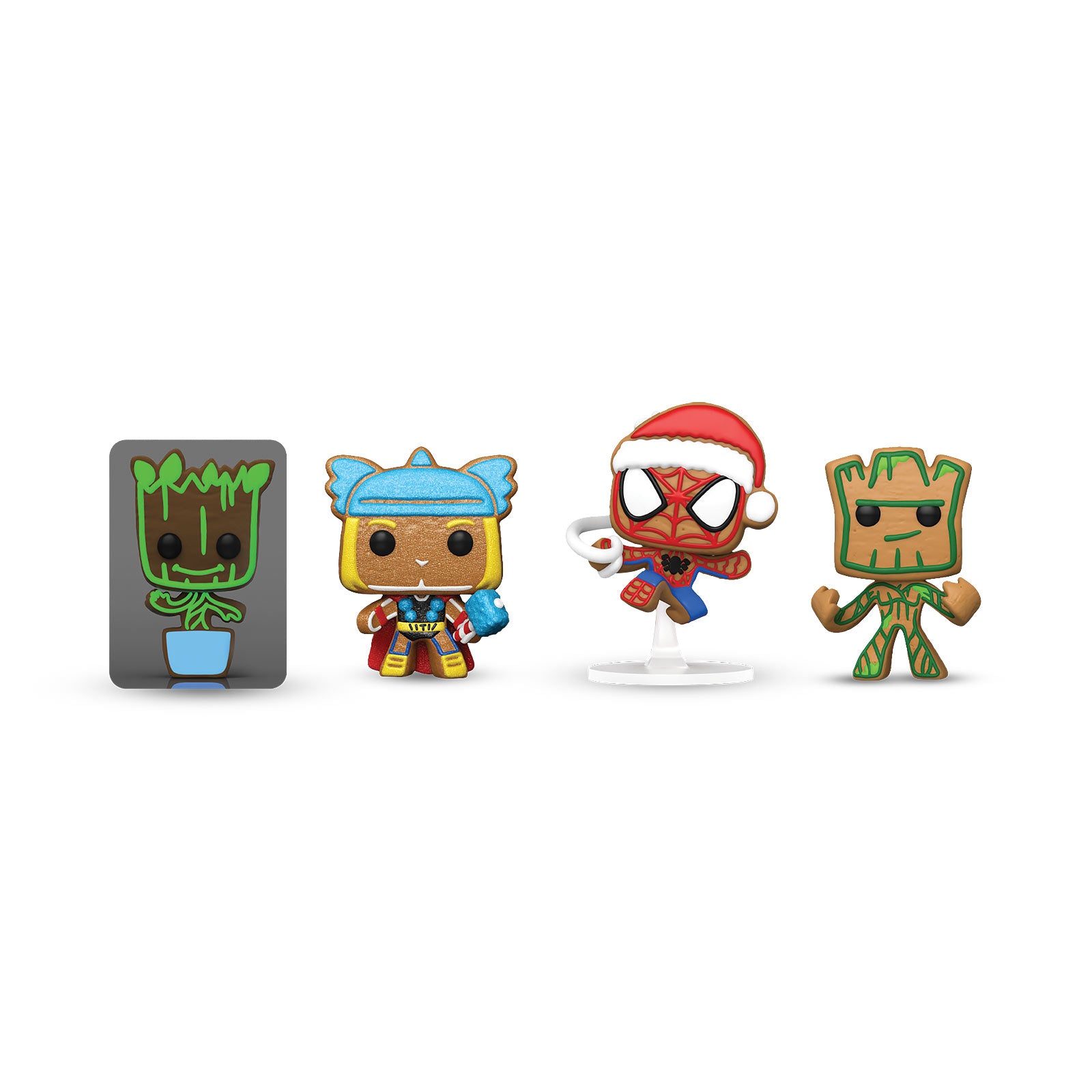 Produktbild Marvel - Happy Holidays Funko Pocket Pop 4-pack figurer