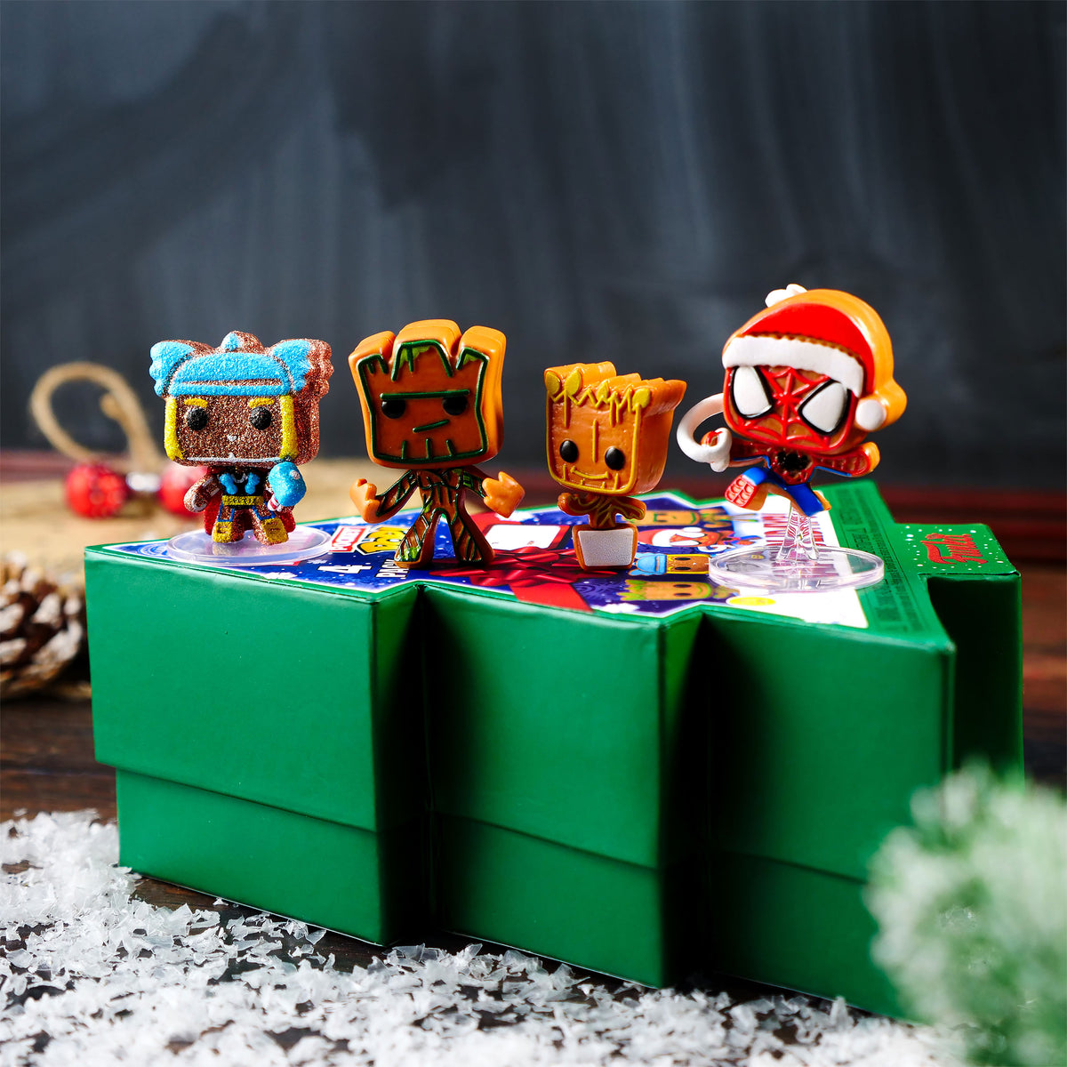 Produktbild Marvel - Happy Holidays Funko Pocket Pop 4-pack figurer