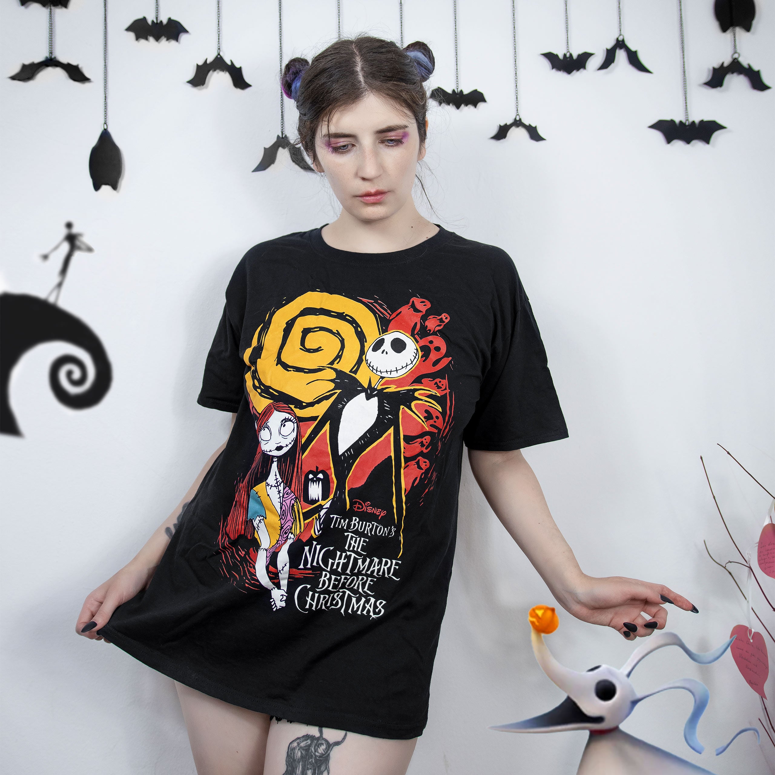 Produktbild Nightmare Before Christmas - Jack & Sally T-shirt svart