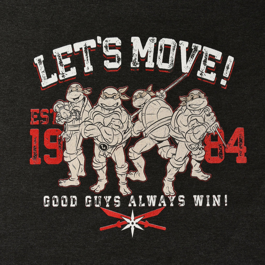 Produktbild Teenage Mutant Ninja Turtles - Let's Move! Svart T-shirt