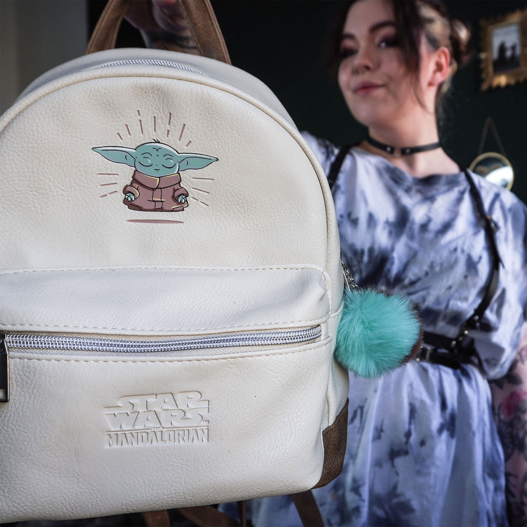 Produktbild Grogu Mini Ryggsäck med Pom Pom - Star Wars The Mandalorian