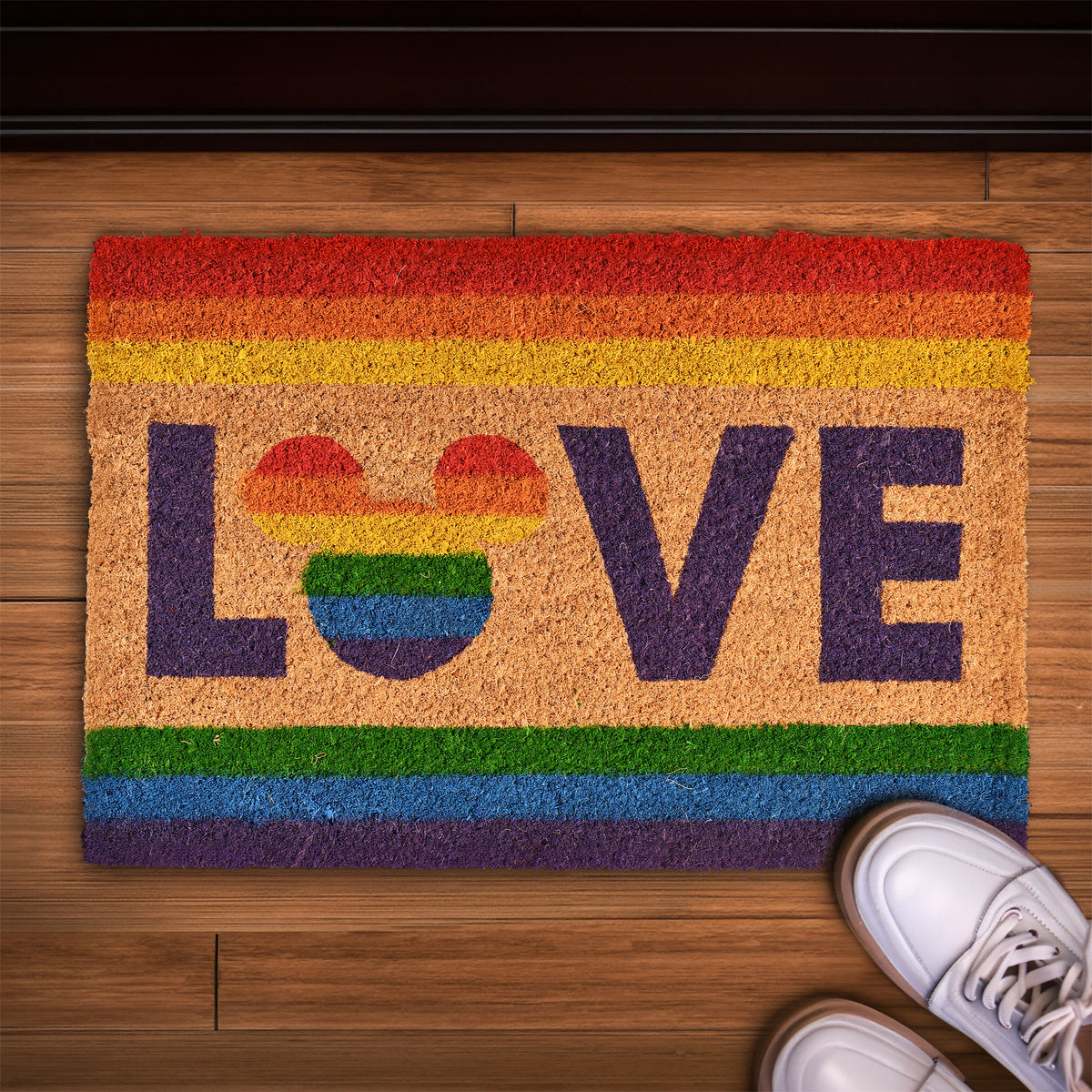 Produktbild Mickey Mouse - Love Pride Dörrmatta