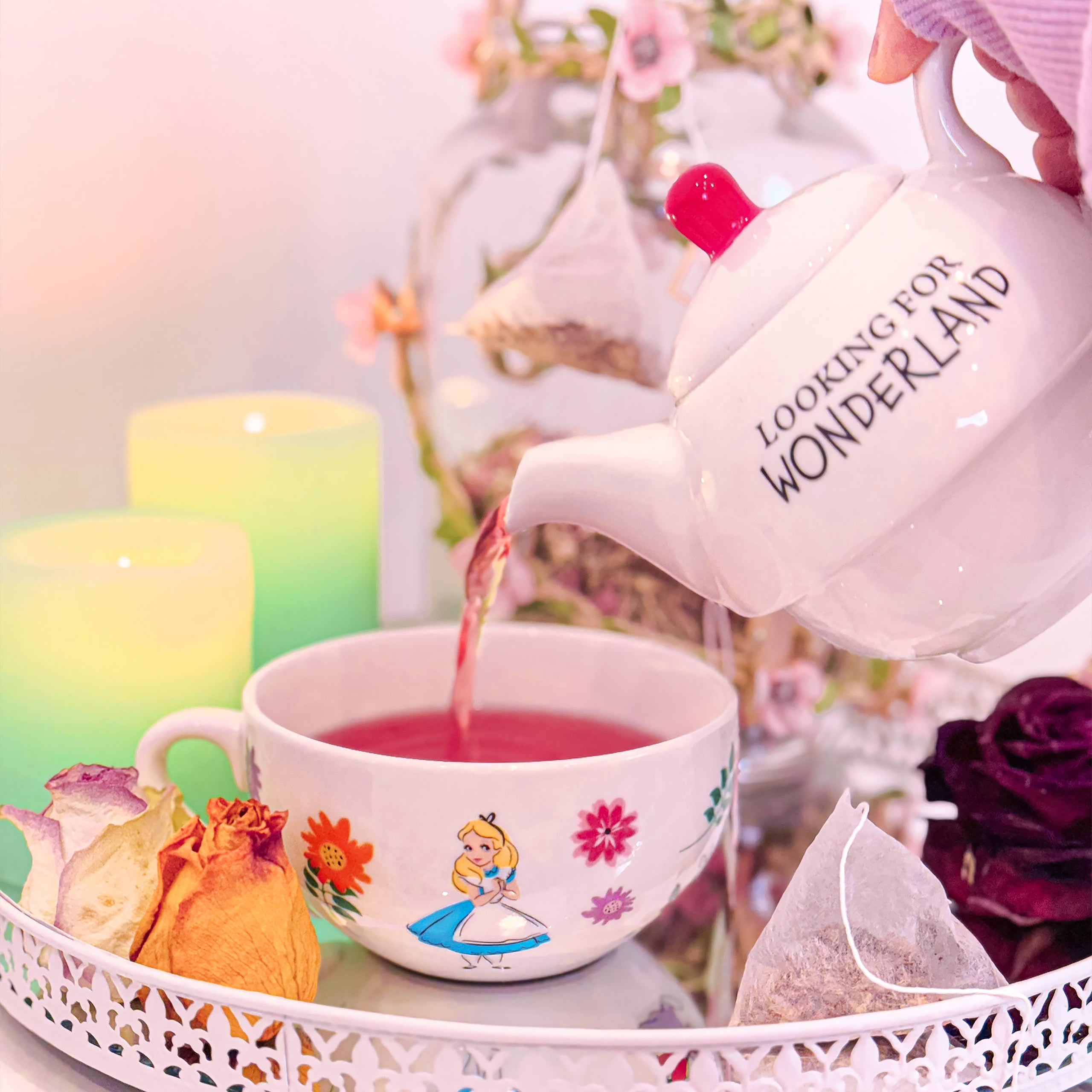 Produktbild Alice i Underlandet - Looking For Wonderland Tekanna med kopp
