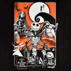 Produktbild Nightmare Before Christmas - Orange Moon T-Shirt svart