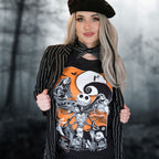 Produktbild Nightmare Before Christmas - Orange Moon T-Shirt svart