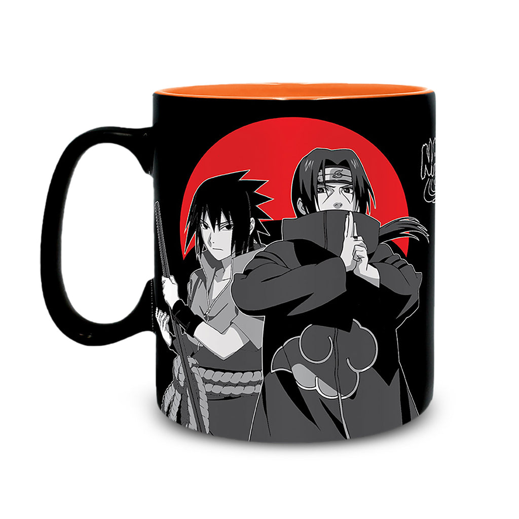 Produktbild Naruto Shippuden - Grupp Svart & Vit Mugg