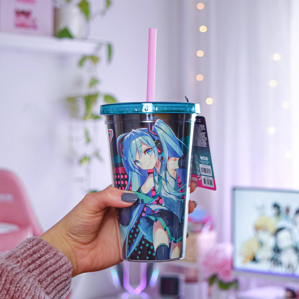 Produktbild Hatsune Miku - Drickmugg med sugrör