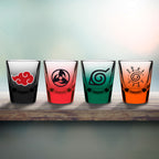 Produktbild Naruto Shippuden - Symbolskott glas-set