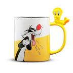 Produktbild Looney Tunes - Tweety & Sylvester mugg med 3D-handtag