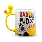 Produktbild Looney Tunes - Tweety & Sylvester mugg med 3D-handtag