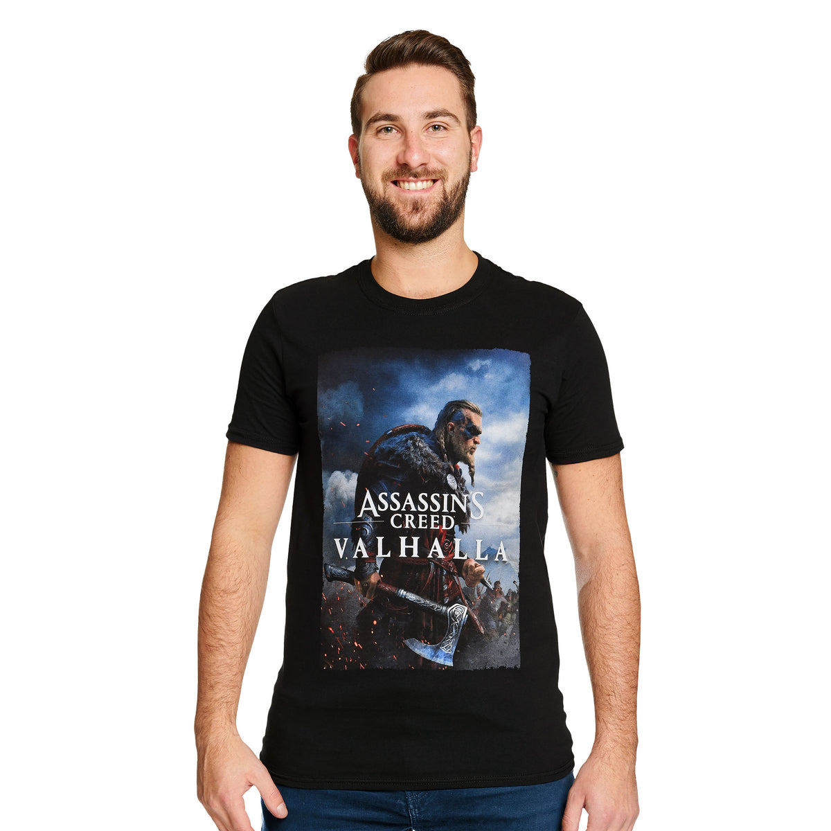 Produktbild Eivor Valhalla T-shirt svart - Assassin's Creed