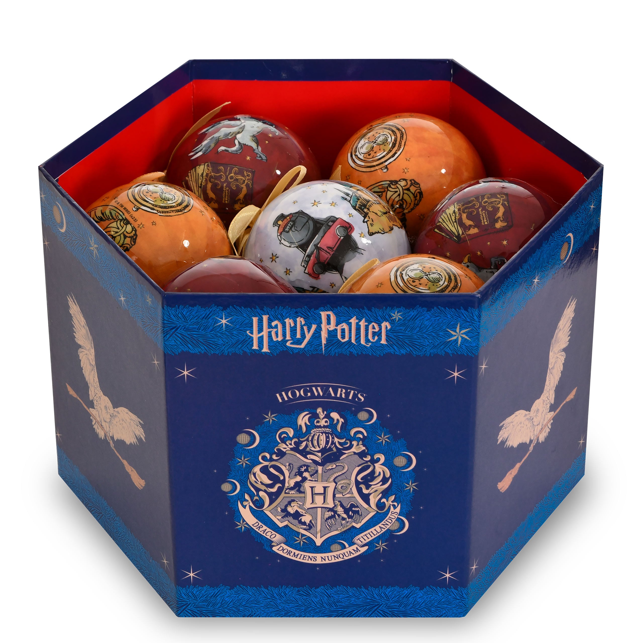 Produktbild Wizarding World julgranskulor, 14-pack - Harry Potter