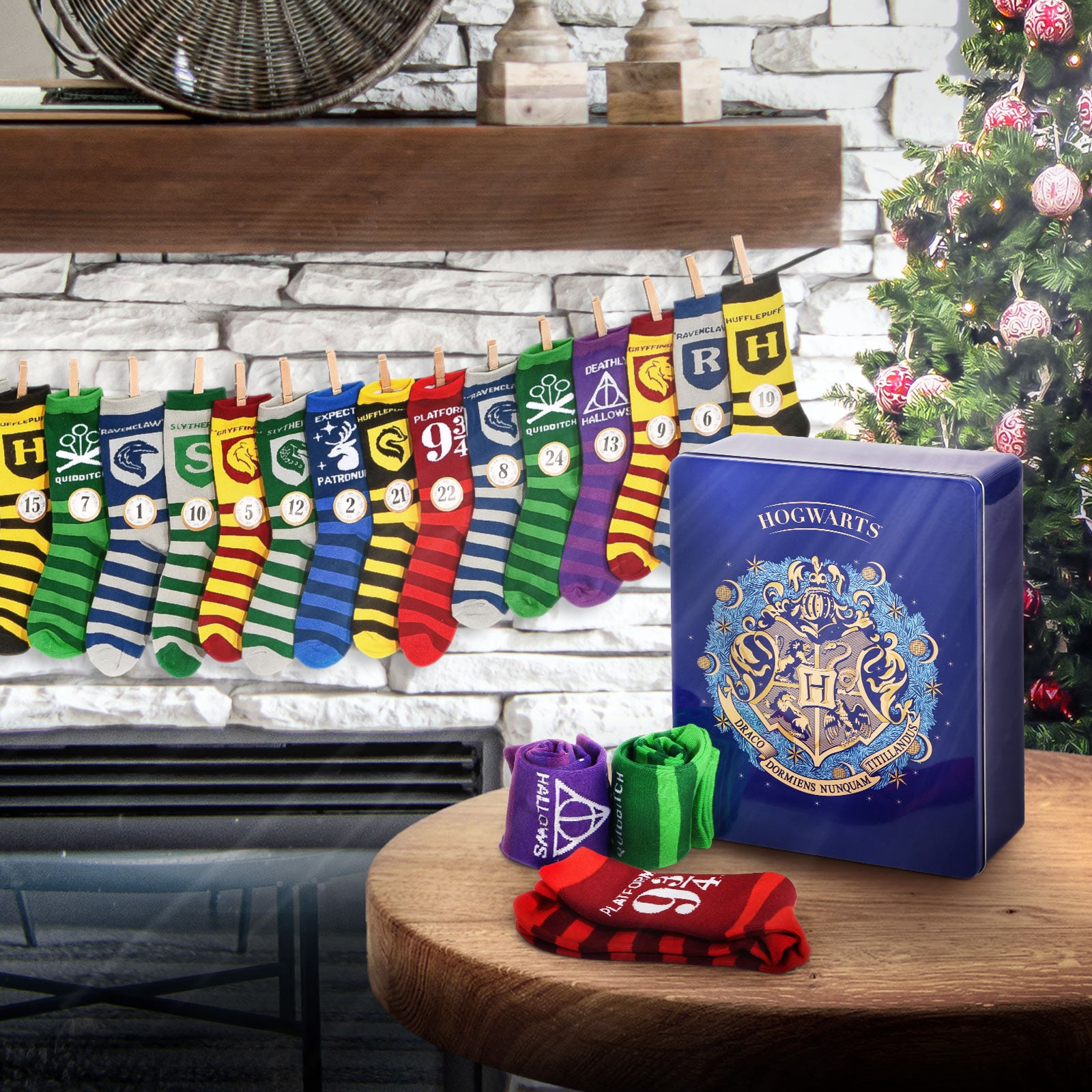 Produktbild Harry Potter - Magisk strumpkalender för påfyllning
