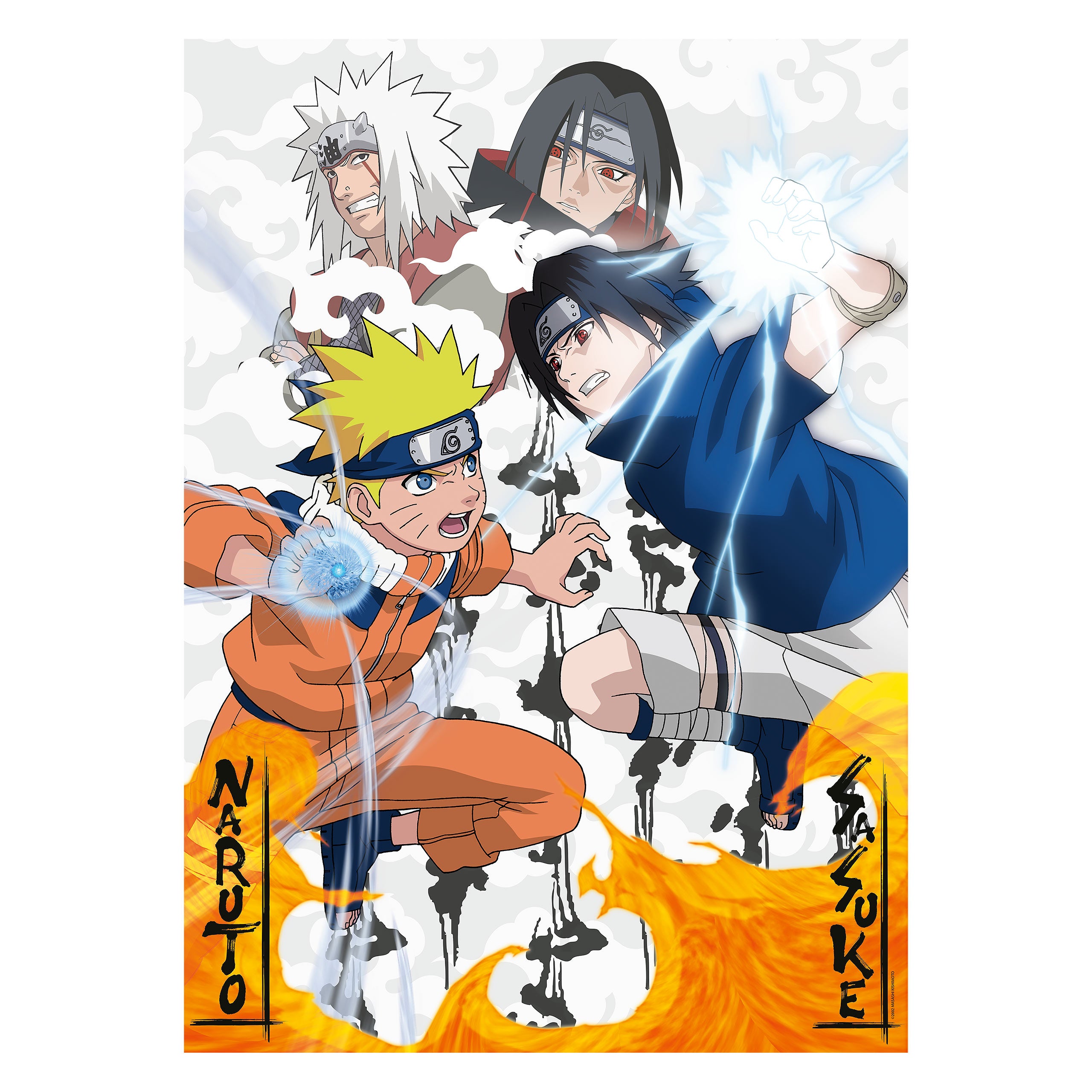 Produktbild Naruto vs. Sasuke Pussel
