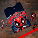 Produktbild Deadpool Jul T-shirt med Funko Pop Figur