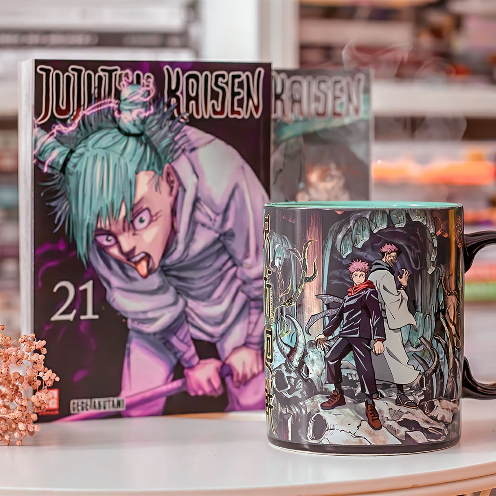 Produktbild Jujutsu Kaisen - Itadori & Sukuna Termoeffekt Mugg