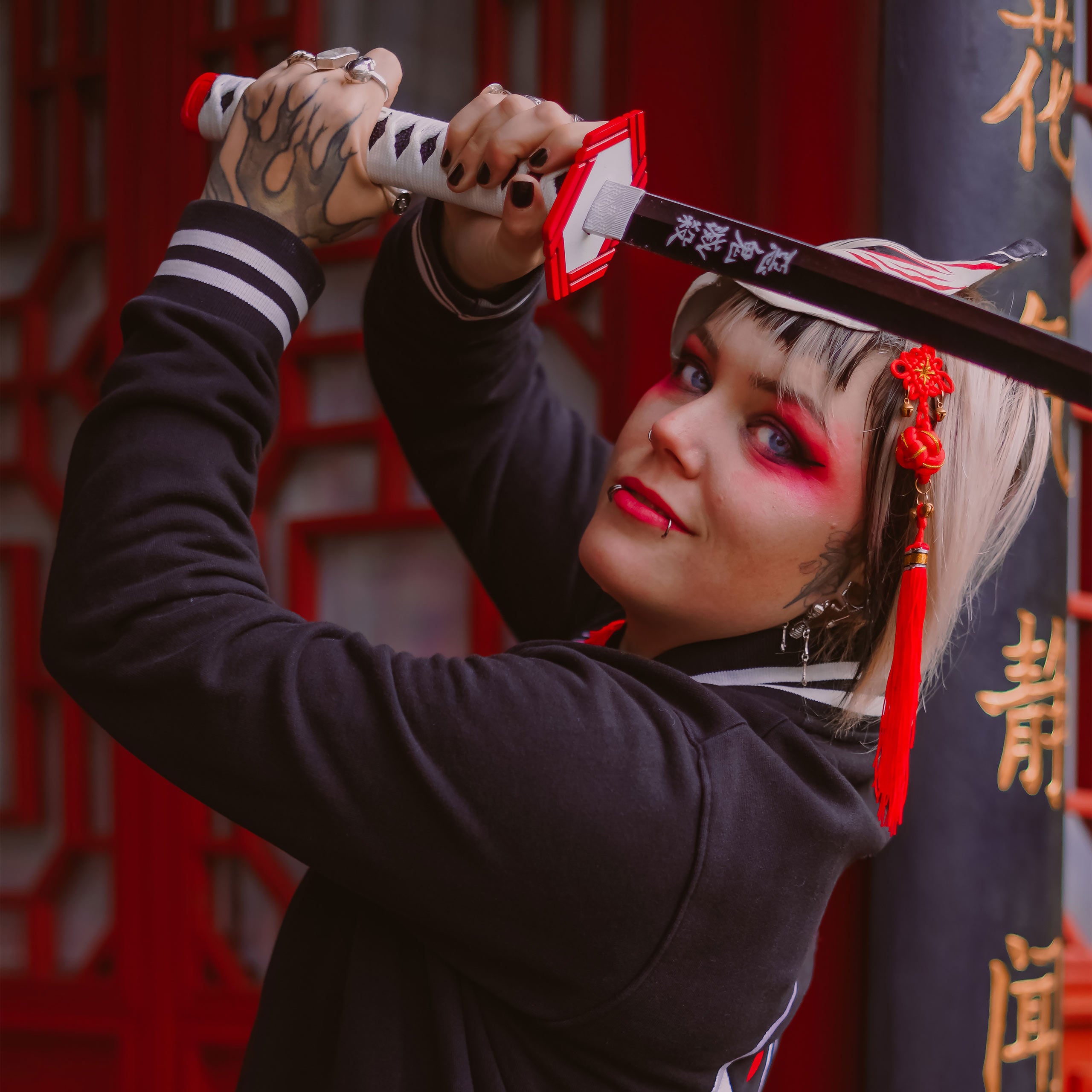 Produktbild Giyu Katana för Demon Slayer-fans