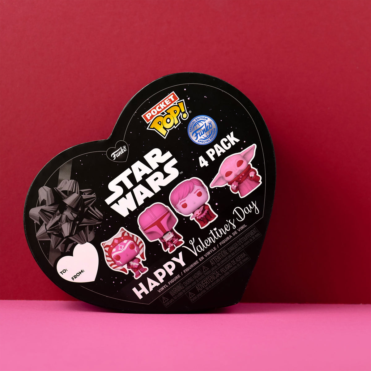 Produktbild Star Wars - Funko Pocket Pop 4-pack Figurer Valentinsutgåva