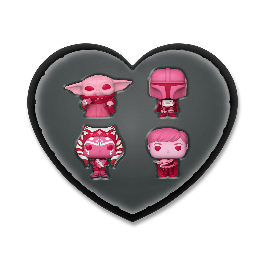 Produktbild Star Wars - Funko Pocket Pop 4-pack Figurer Valentinsutgåva