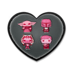 Produktbild Star Wars - Funko Pocket Pop 4-pack Figurer Valentinsutgåva