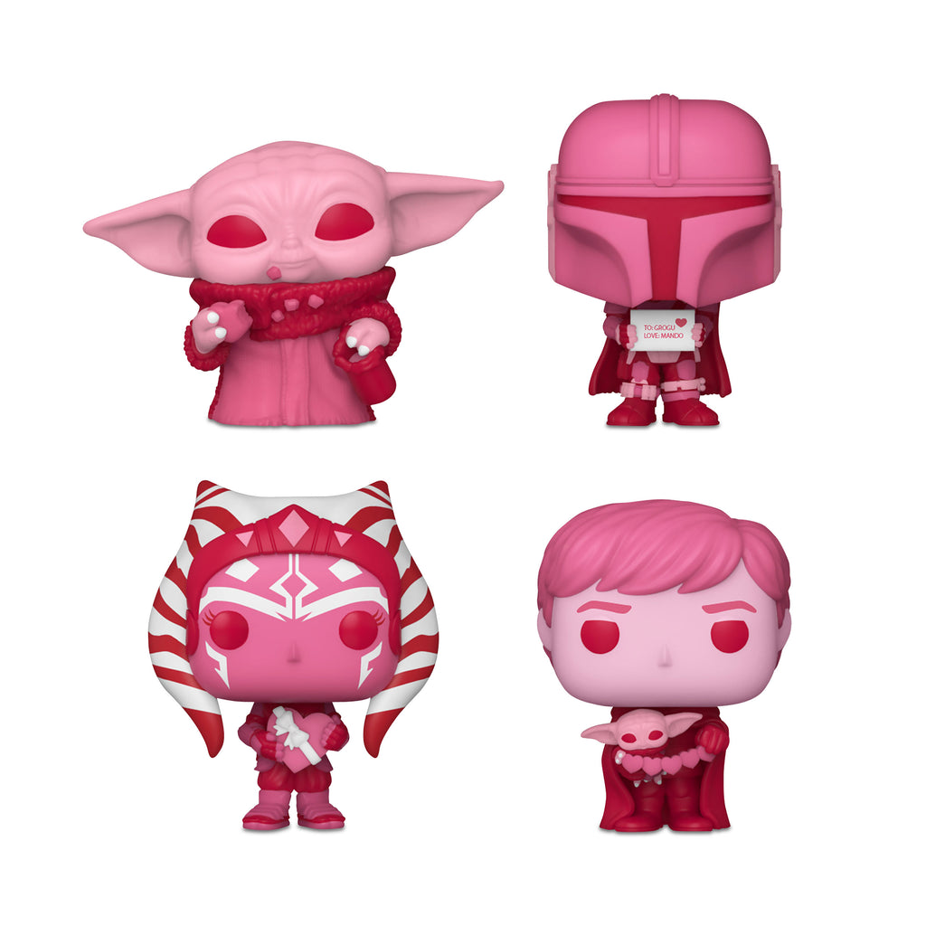 Produktbild Star Wars - Funko Pocket Pop 4-pack Figurer Valentinsutgåva
