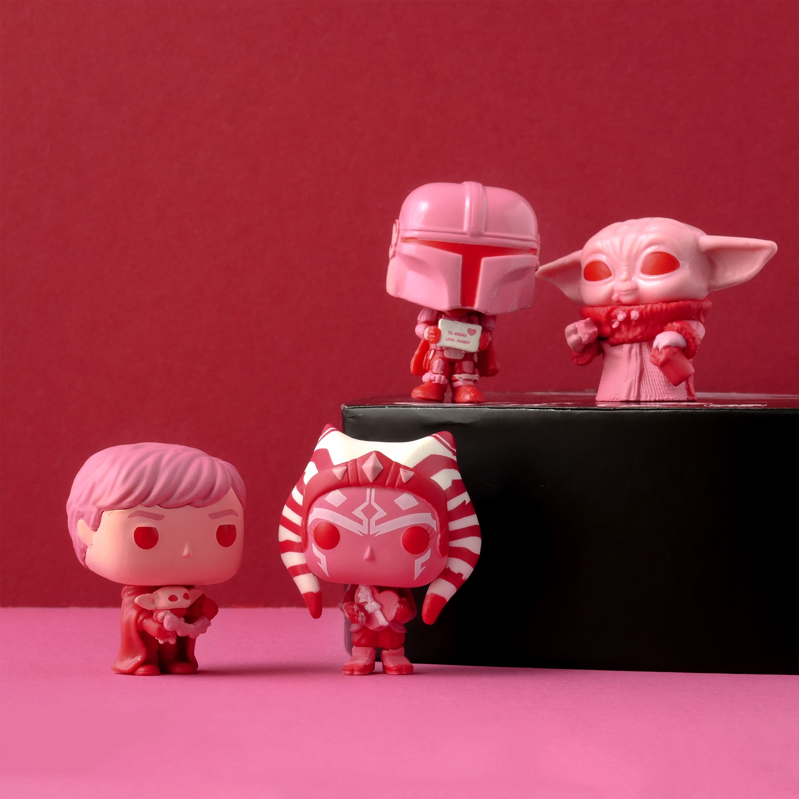 Produktbild Star Wars - Funko Pocket Pop 4-pack Figurer Valentinsutgåva