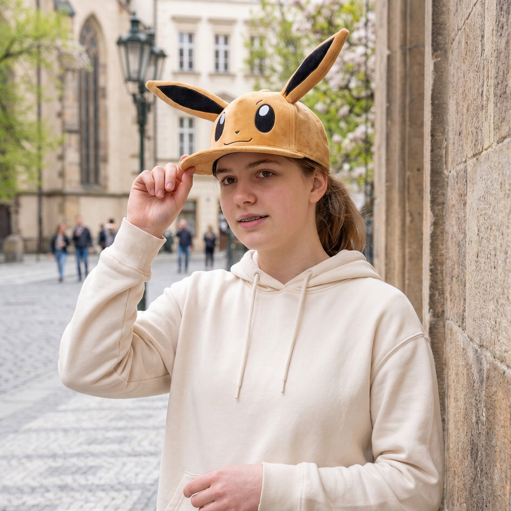 Produktbild Pokemon - Evoli Plysch Snapback Keps