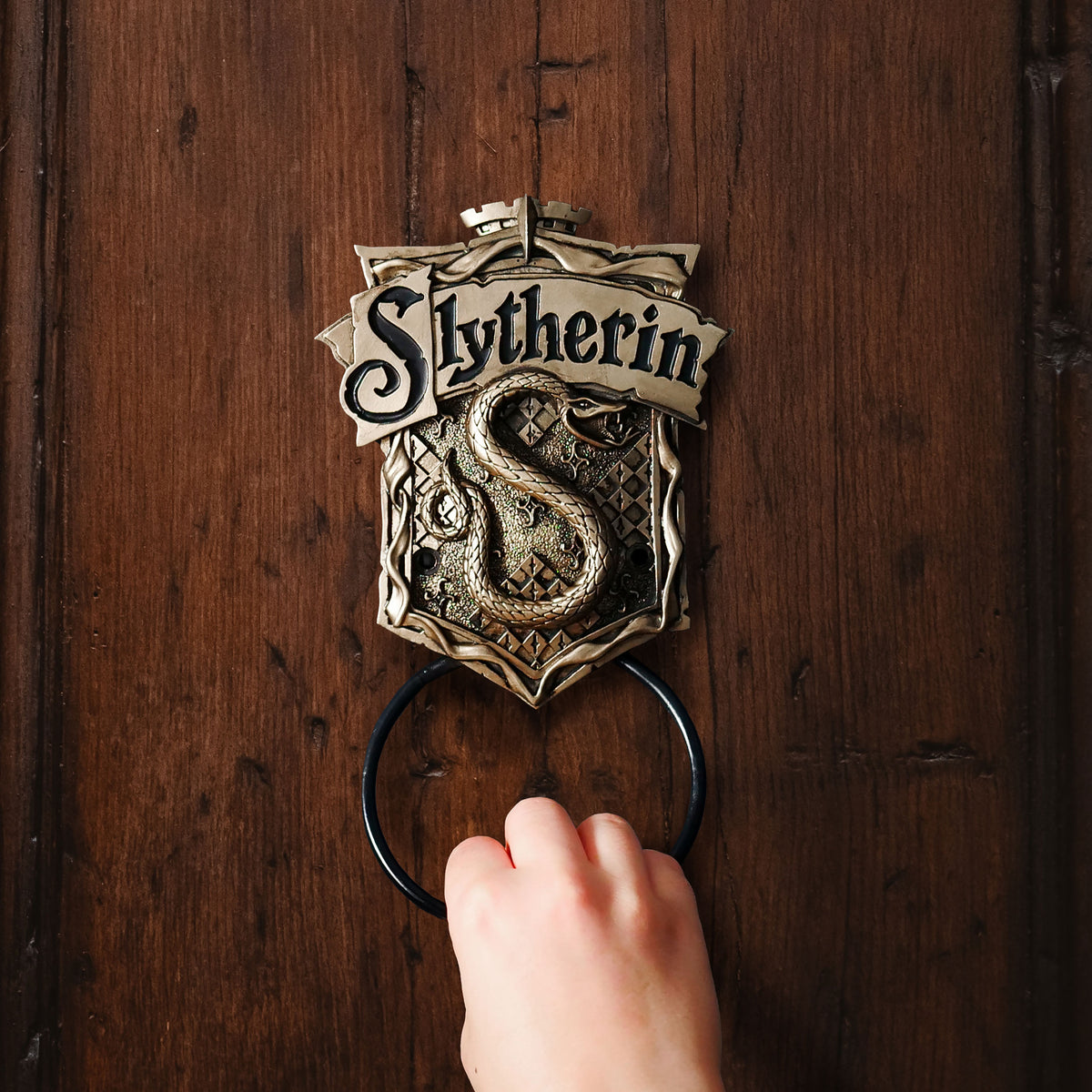 Produktbild Harry Potter - Slytherin dörrkläpp med vapensköld