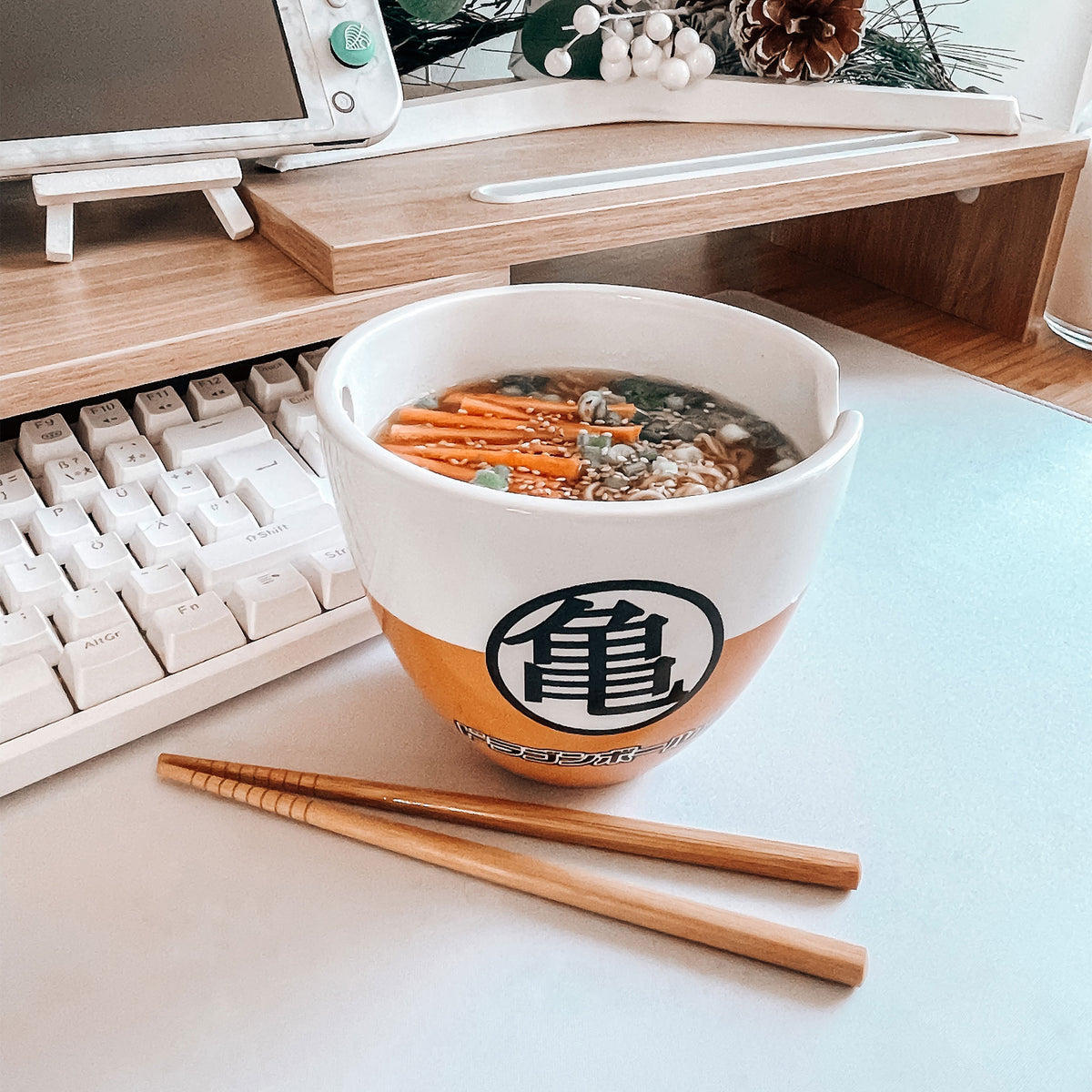 Produktbild Dragon Ball Z - Muten Roshi ramen-skål med ätpinnar