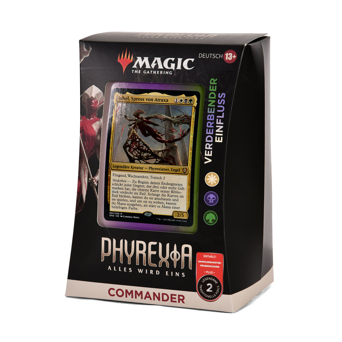 Produktbild Phyrexia: Allt blir ett - Fördärvande Inflytande Commander Deck - Magic The Gathering