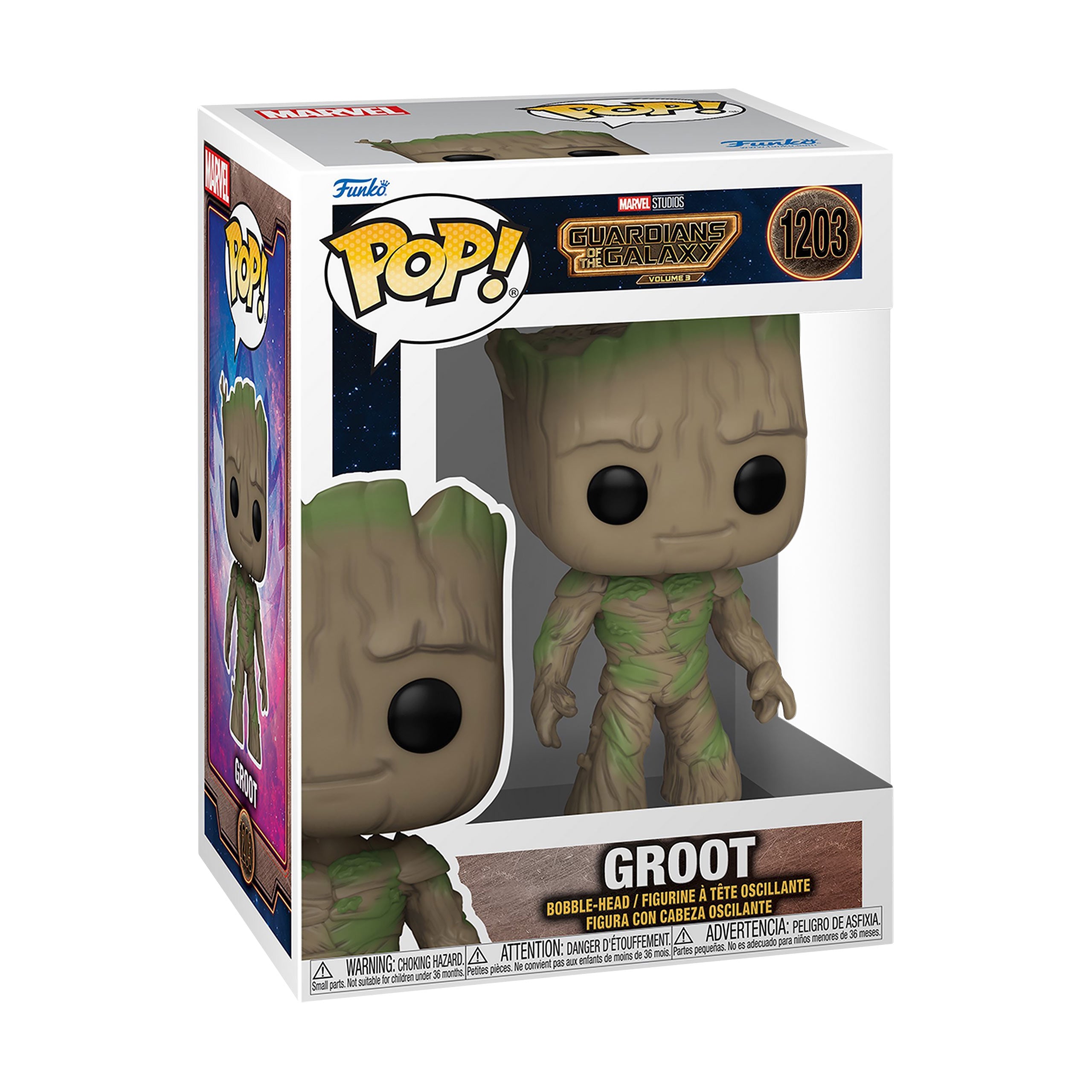 Produktbild Guardians of the Galaxy - Groot Funko Pop figur med vickande huvud