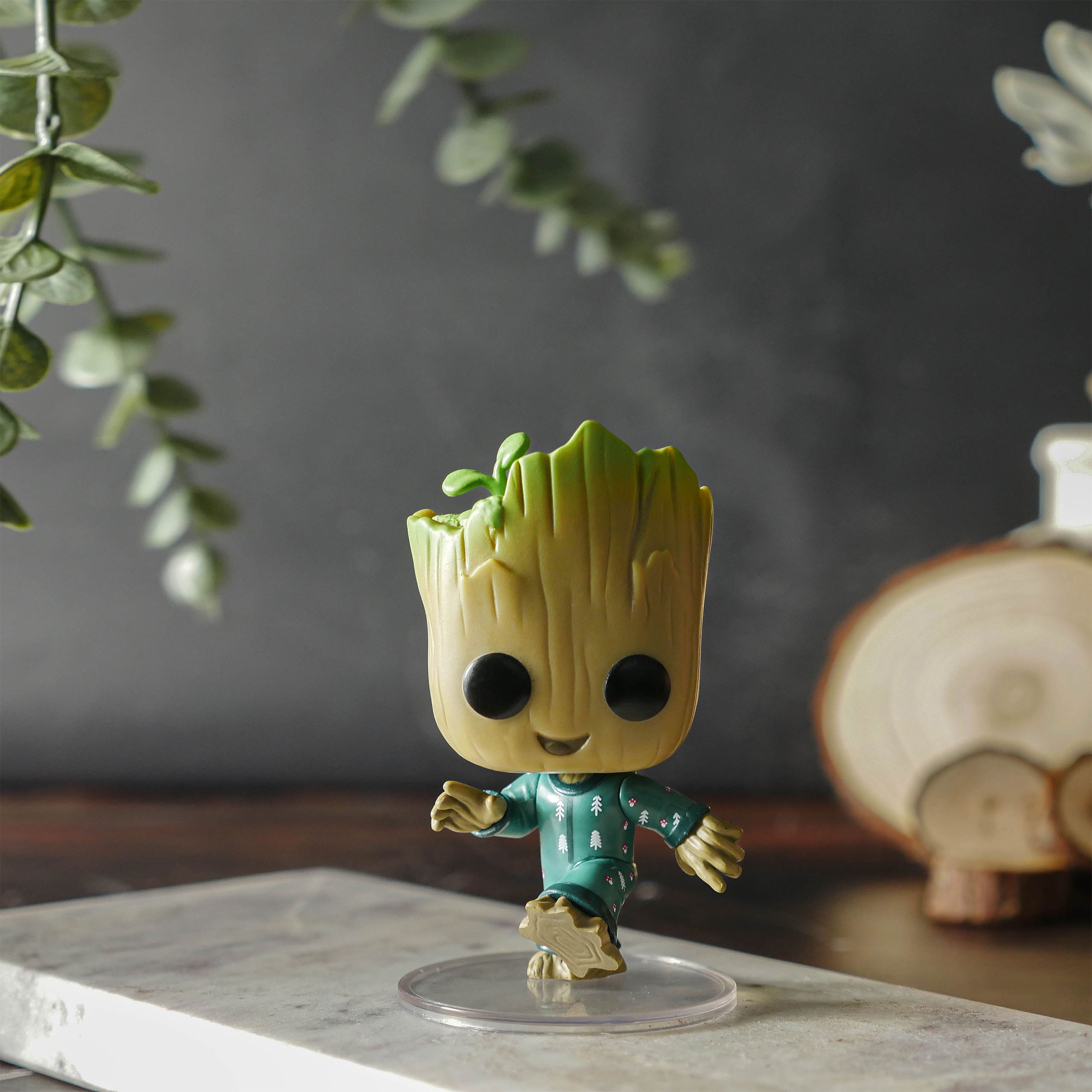 Produktbild Jag är Groot - Groot i Onesie Funko Pop vickande huvud-figur