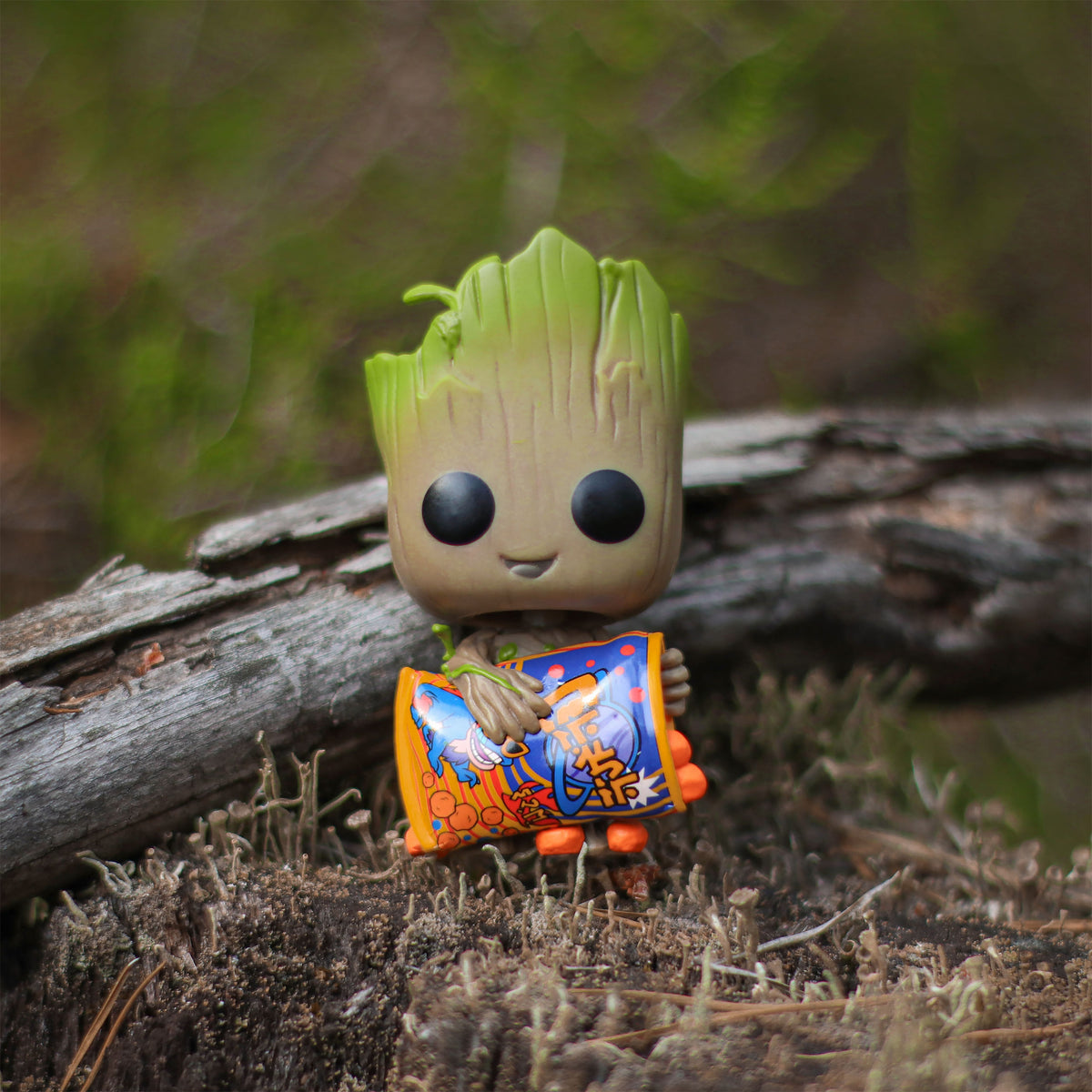 Produktbild Jag är Groot - Groot med ostbollar Funko Pop figur med vickande huvud