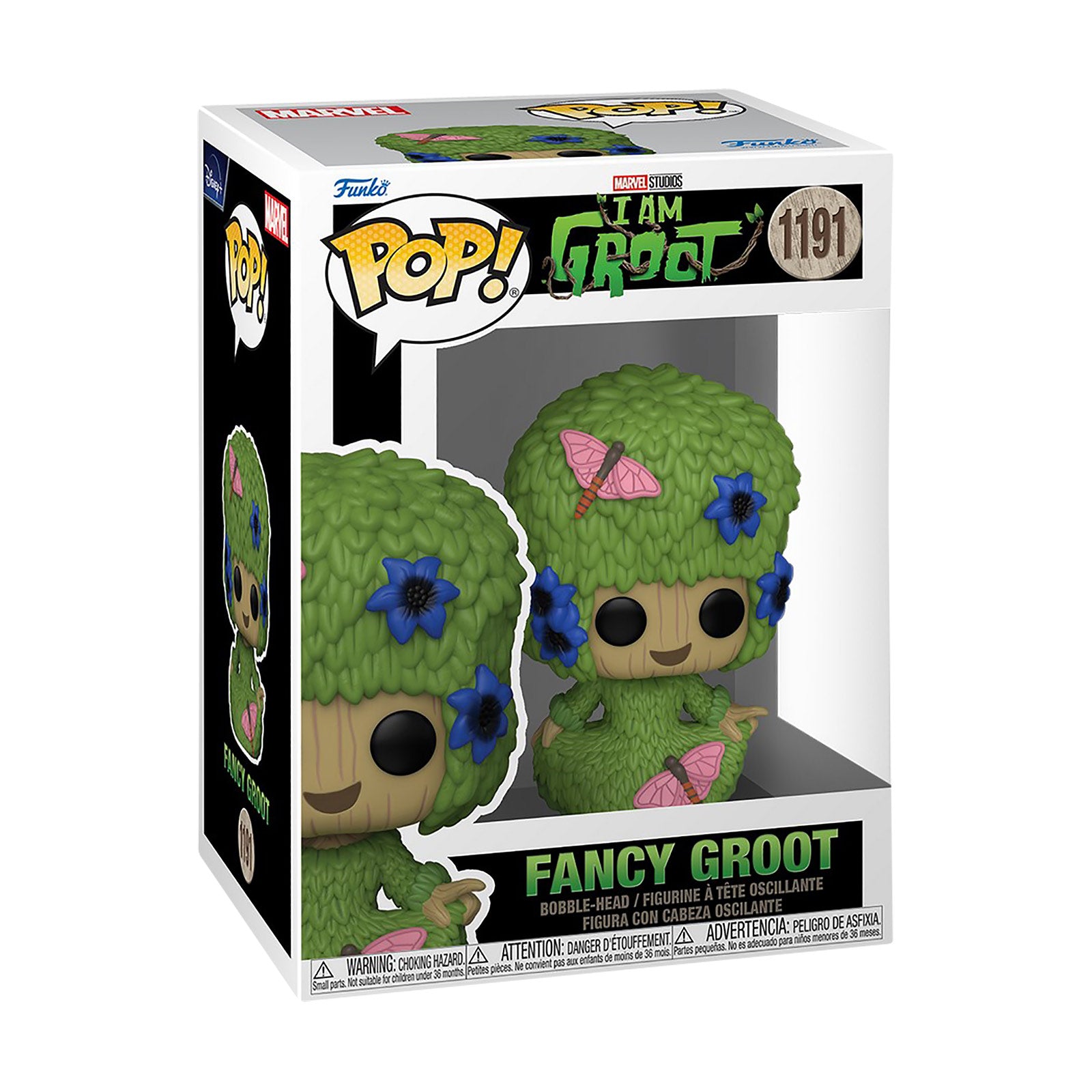 Produktbild I Am Groot - Fancy Groot Funko Pop figur med rörligt huvud