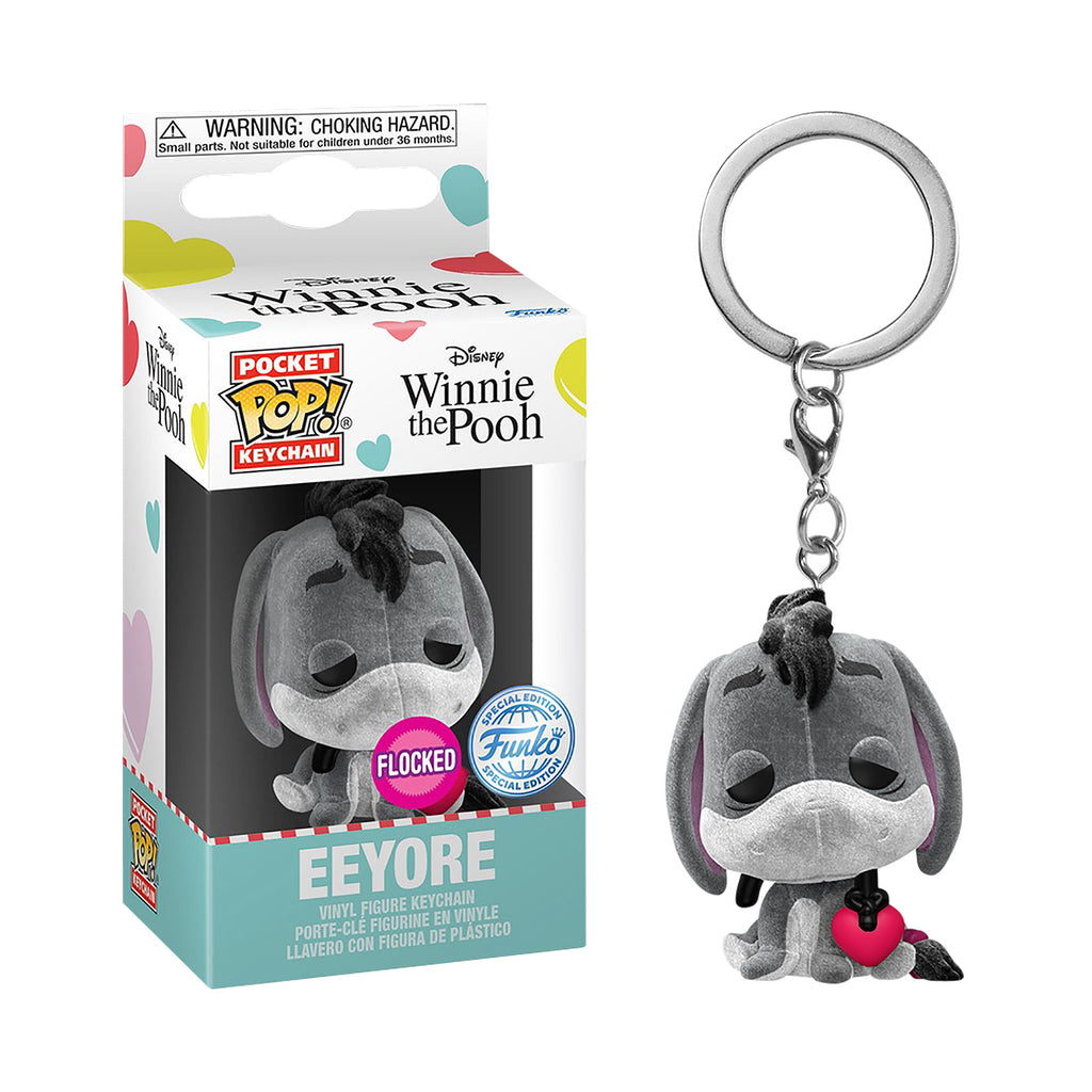 Produktbild Nalle Puh - Ior med hjärta Funko Pop nyckelring