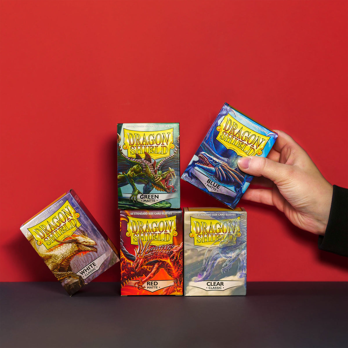 Produktbild Dragon Shield - Kortfodral 100-pack grön