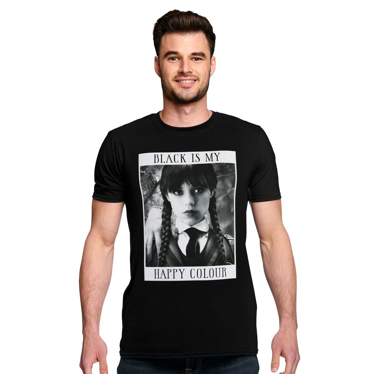 Produktbild Wednesday - Black Is My Happy Colour T-shirt svart