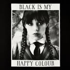 Produktbild Wednesday - Black Is My Happy Colour T-shirt svart