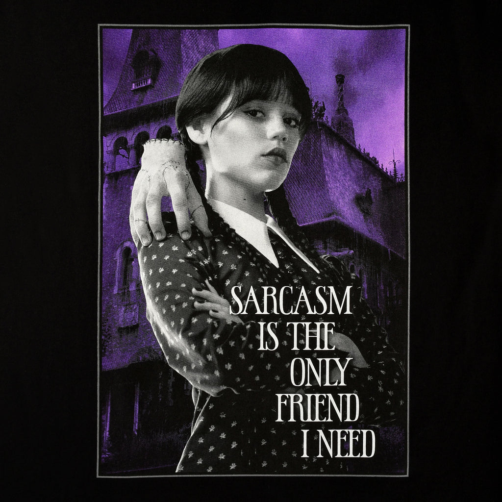Produktbild Wednesday - Sarkasm T-shirt svart