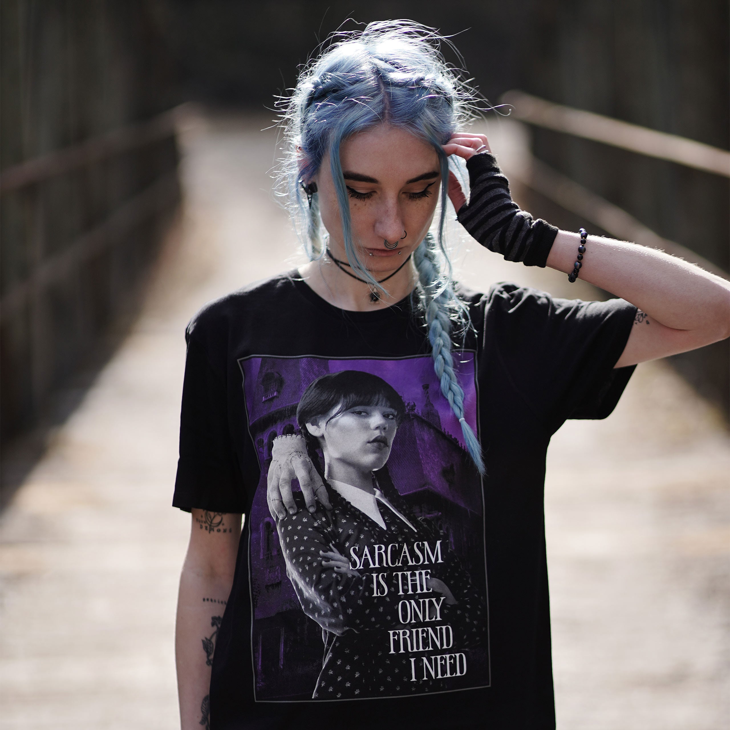 Produktbild Wednesday - Sarkasm T-shirt svart