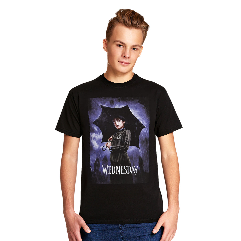 Produktbild Wednesday - Teaser Poster T-Shirt svart