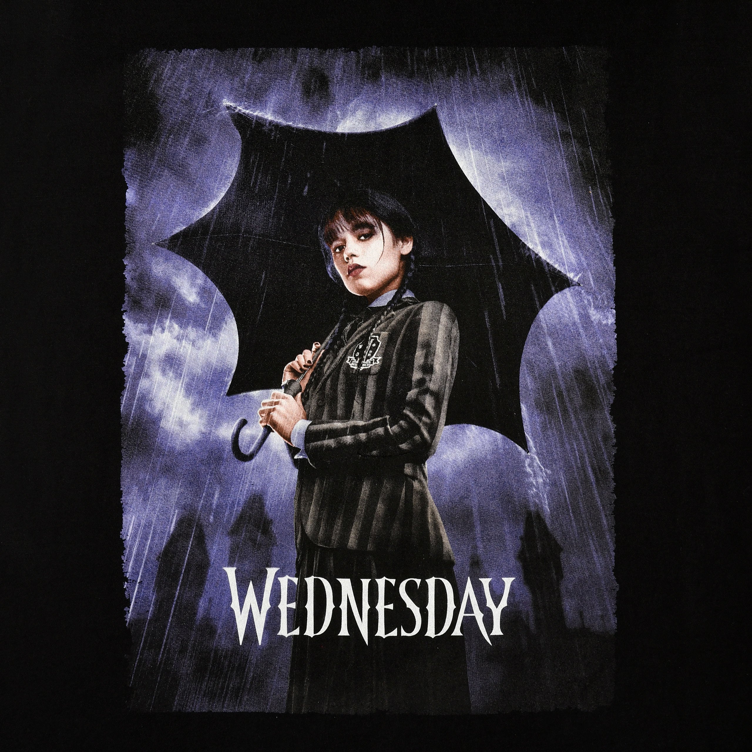 Produktbild Wednesday - Teaser Poster T-Shirt svart