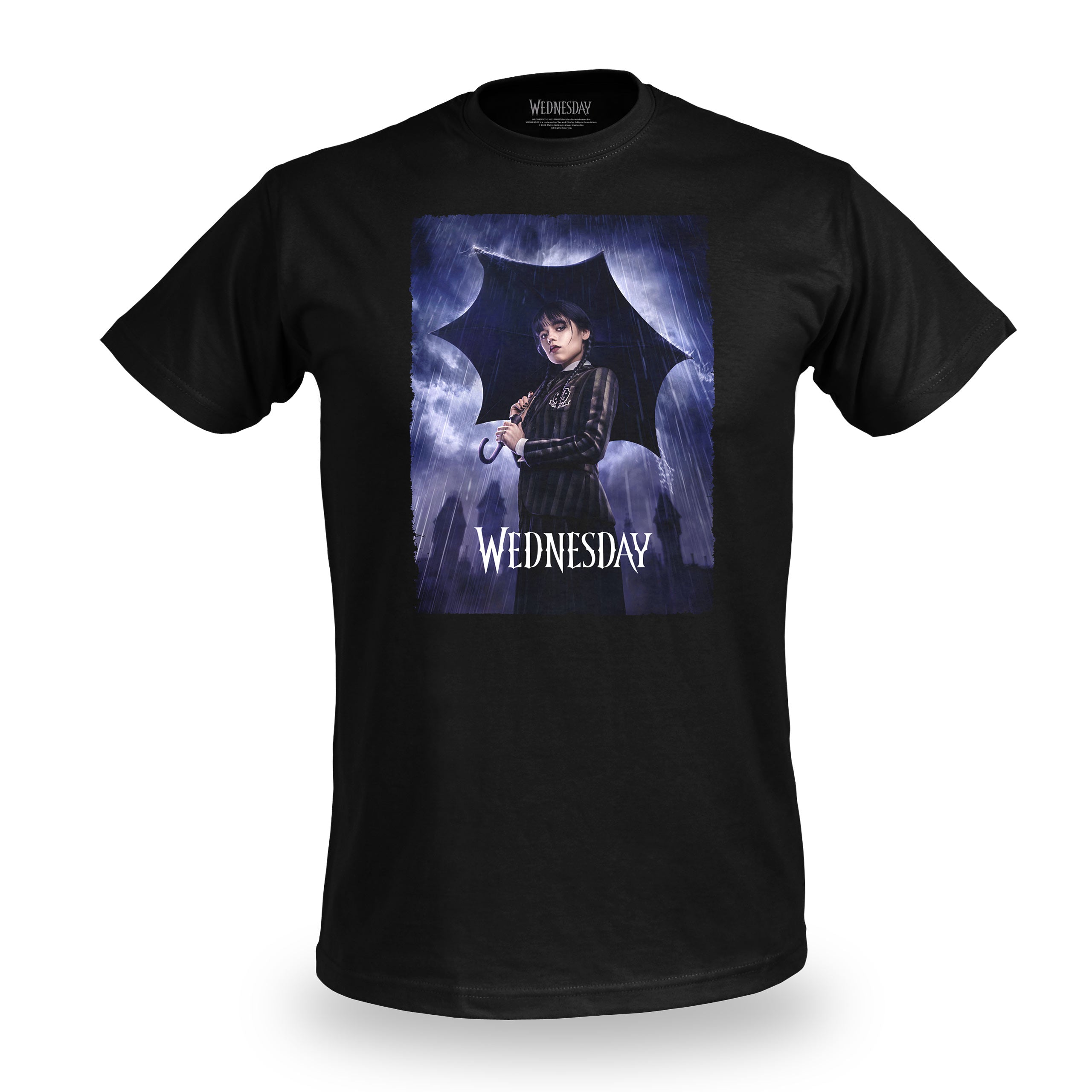 Produktbild Wednesday - Teaser Poster T-Shirt svart